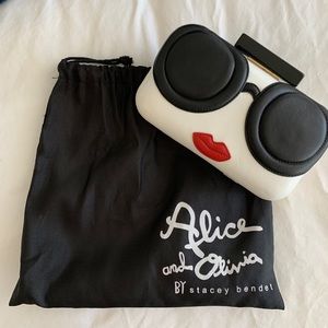 Alice and Olivia Stace Face Clutch